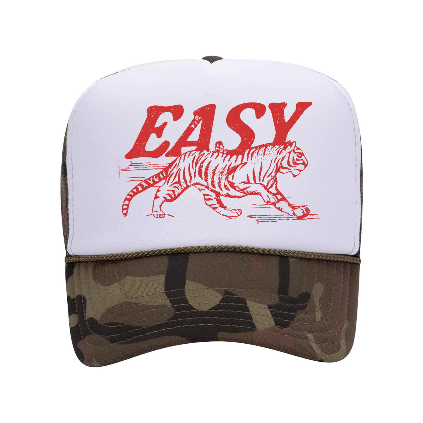 Easy Tiger Trucker or Canvas Hat - Multiple Colors To Pick From