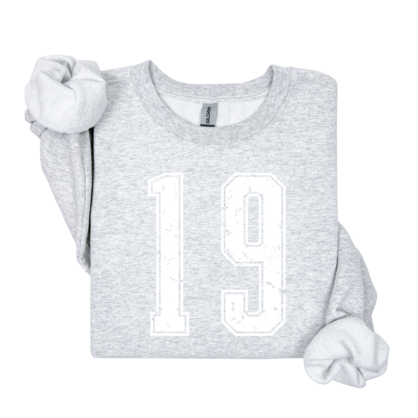 Varsity Custom Number Sweatshirt Crewneck: Personalized Game Day