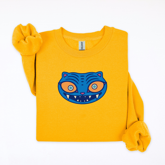 Derpy - Demon Hunter Blue Tiger - K-Pop Crewneck