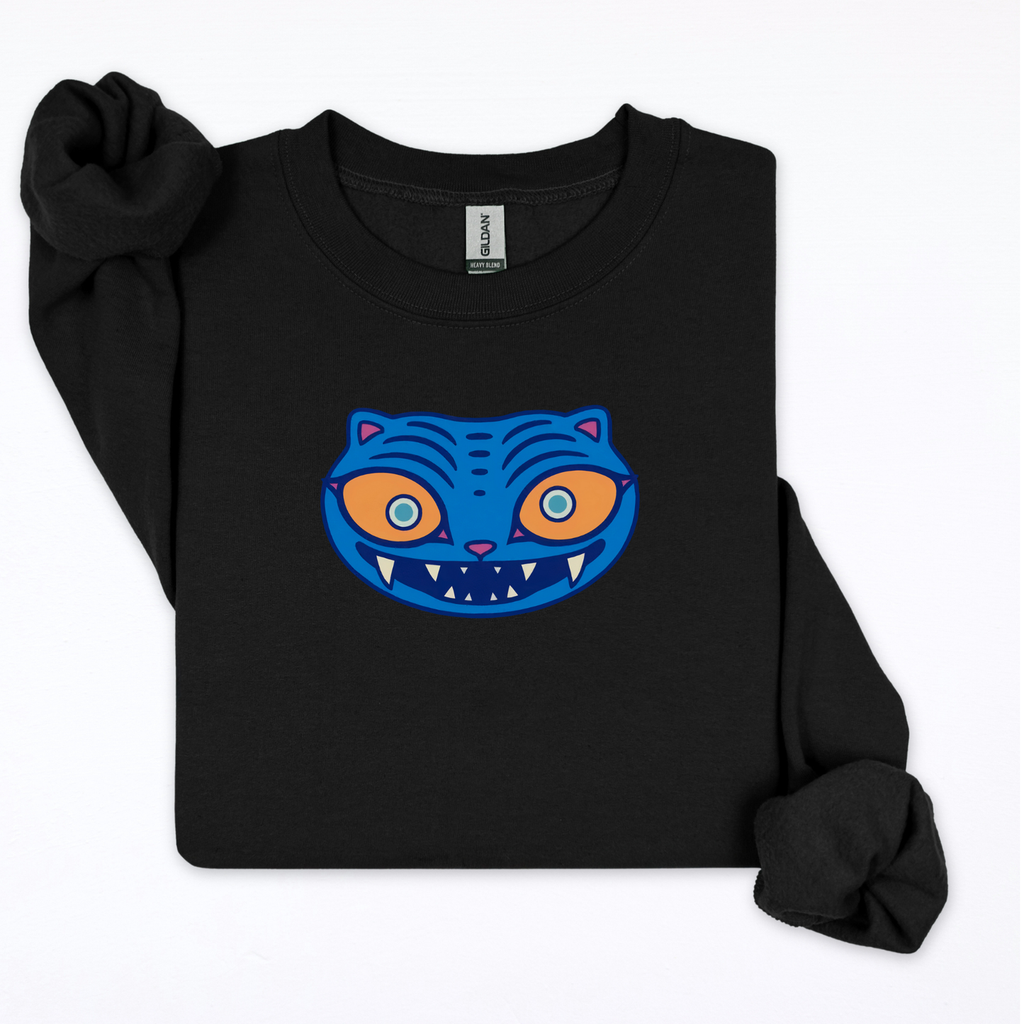 Derpy - Demon Hunter Blue Tiger - K-Pop Crewneck