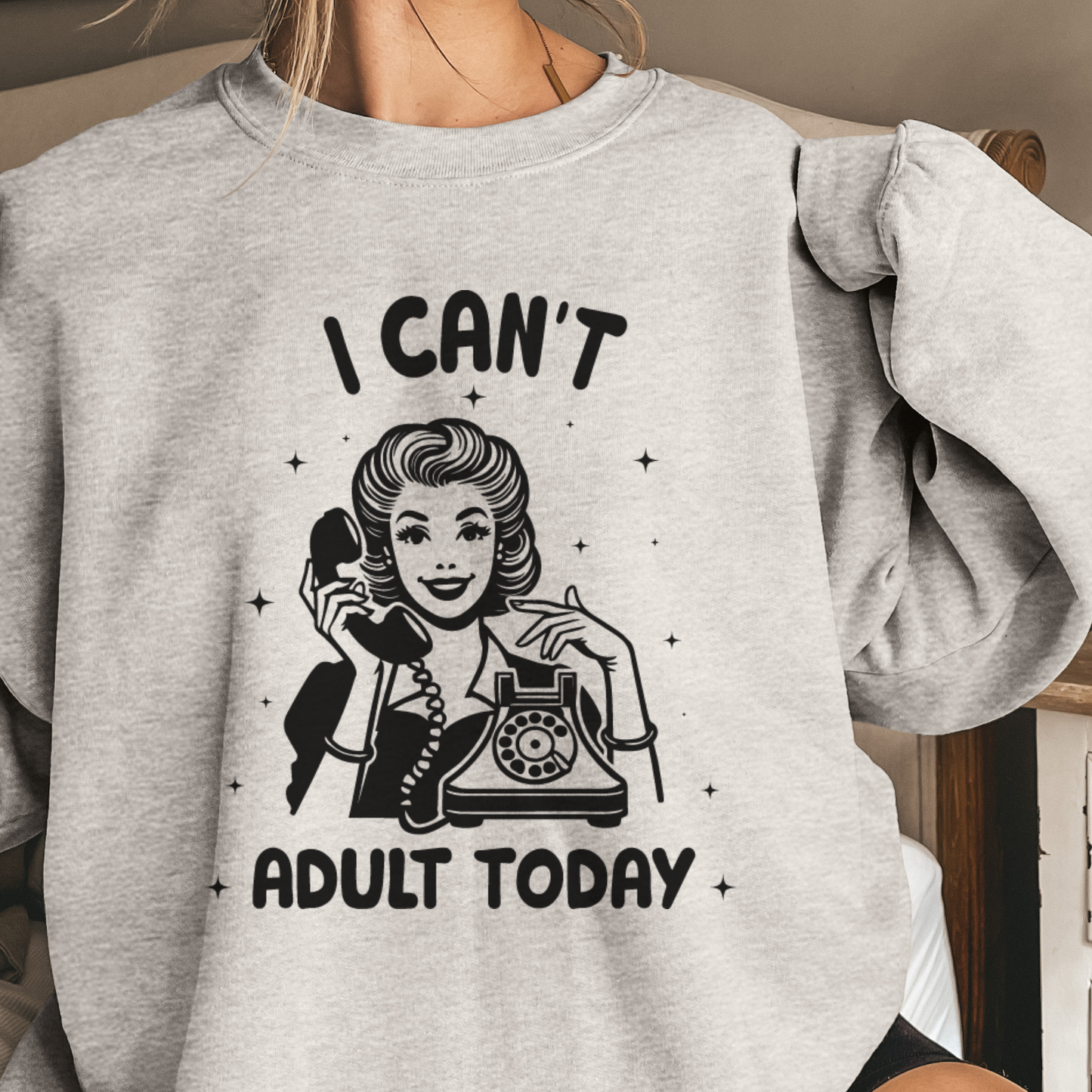 Vintage Housewives Crewnecks - Various Designs and Colors