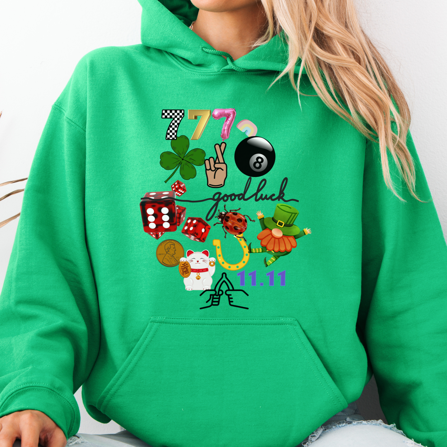 Lucky Duck Hoodie – Catch a Little Luck (Multiple Colors)
