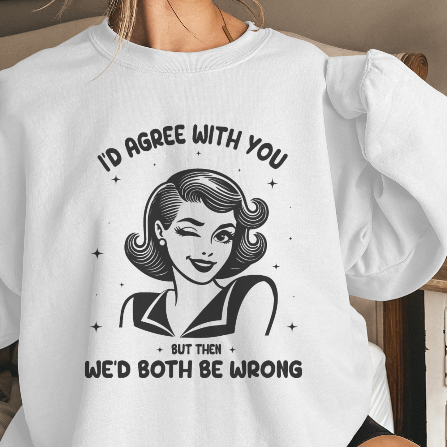 Vintage Housewives Crewnecks - Various Designs and Colors