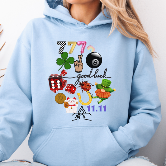 Lucky Duck Hoodie – Catch a Little Luck (Multiple Colors)