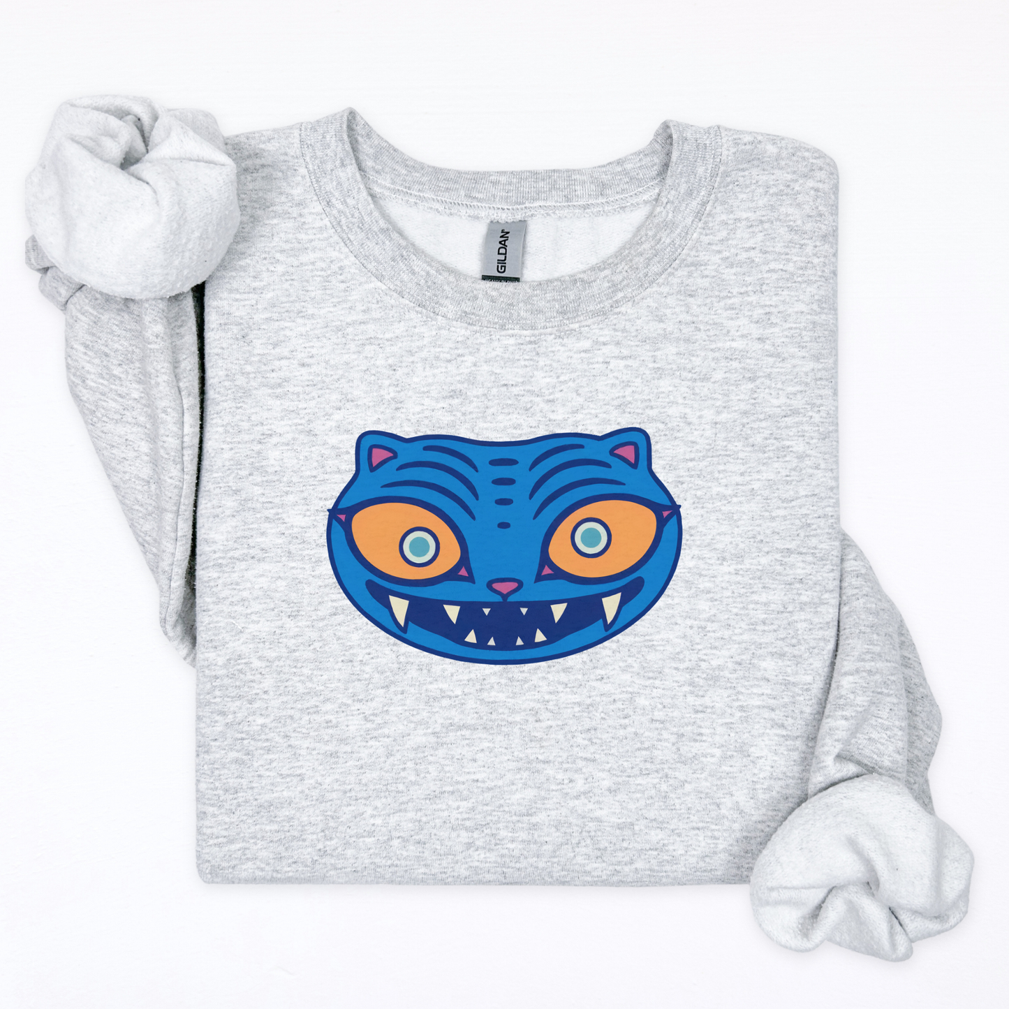 Derpy - Demon Hunter Blue Tiger - K-Pop Crewneck