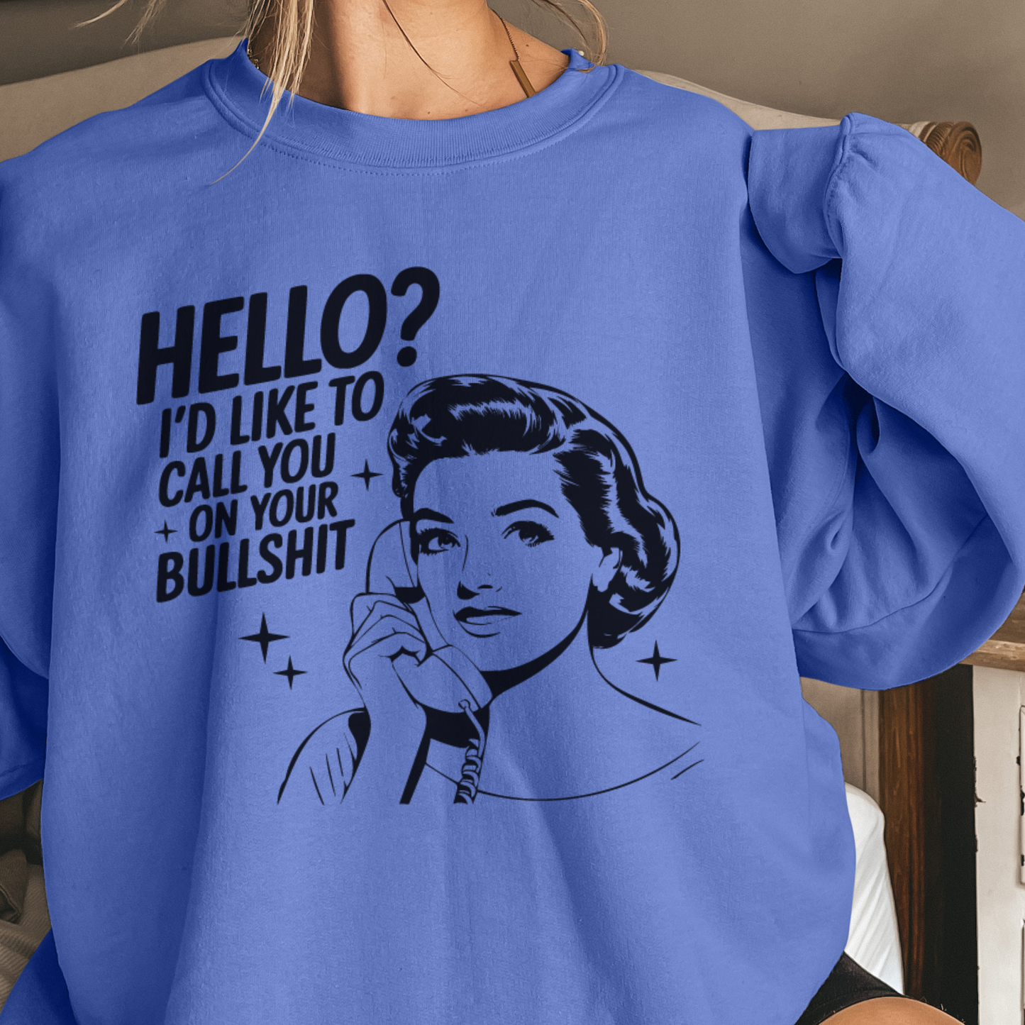 Vintage Housewives Crewnecks - Various Designs and Colors