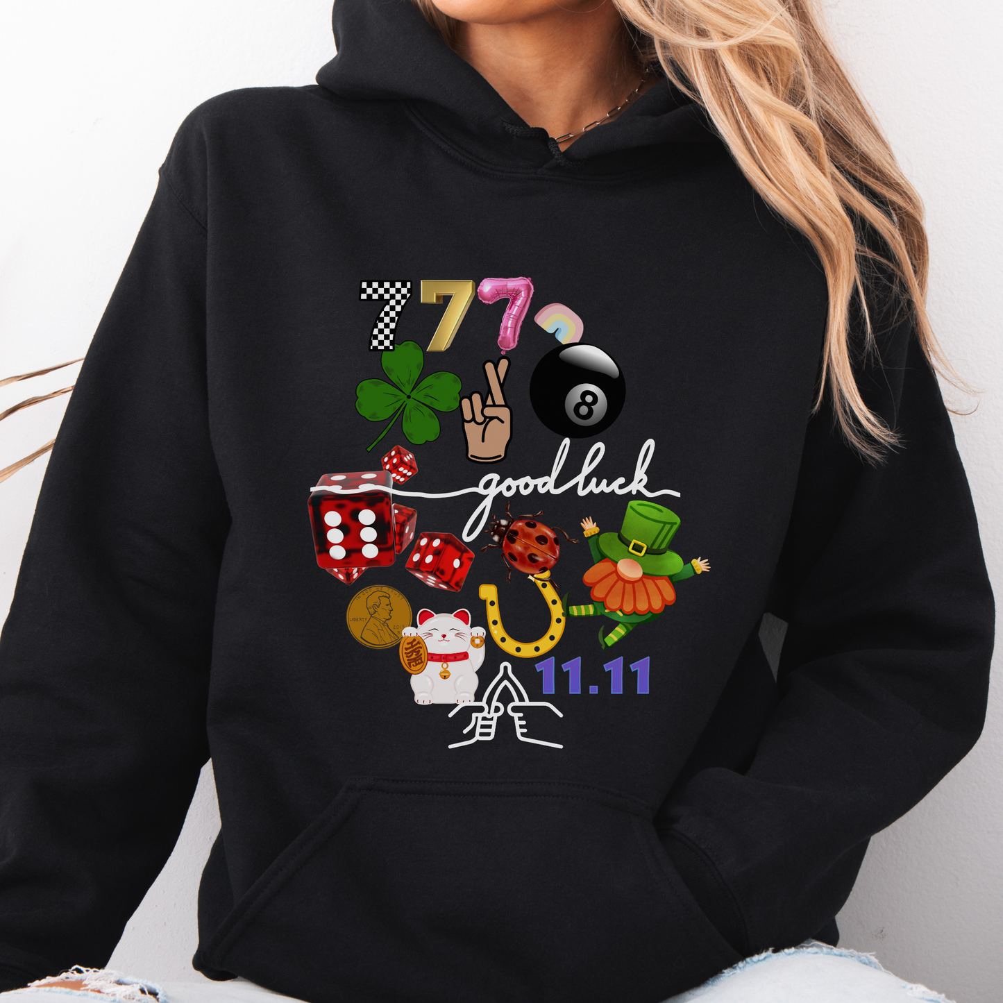 Lucky Duck Hoodie – Catch a Little Luck (Multiple Colors)