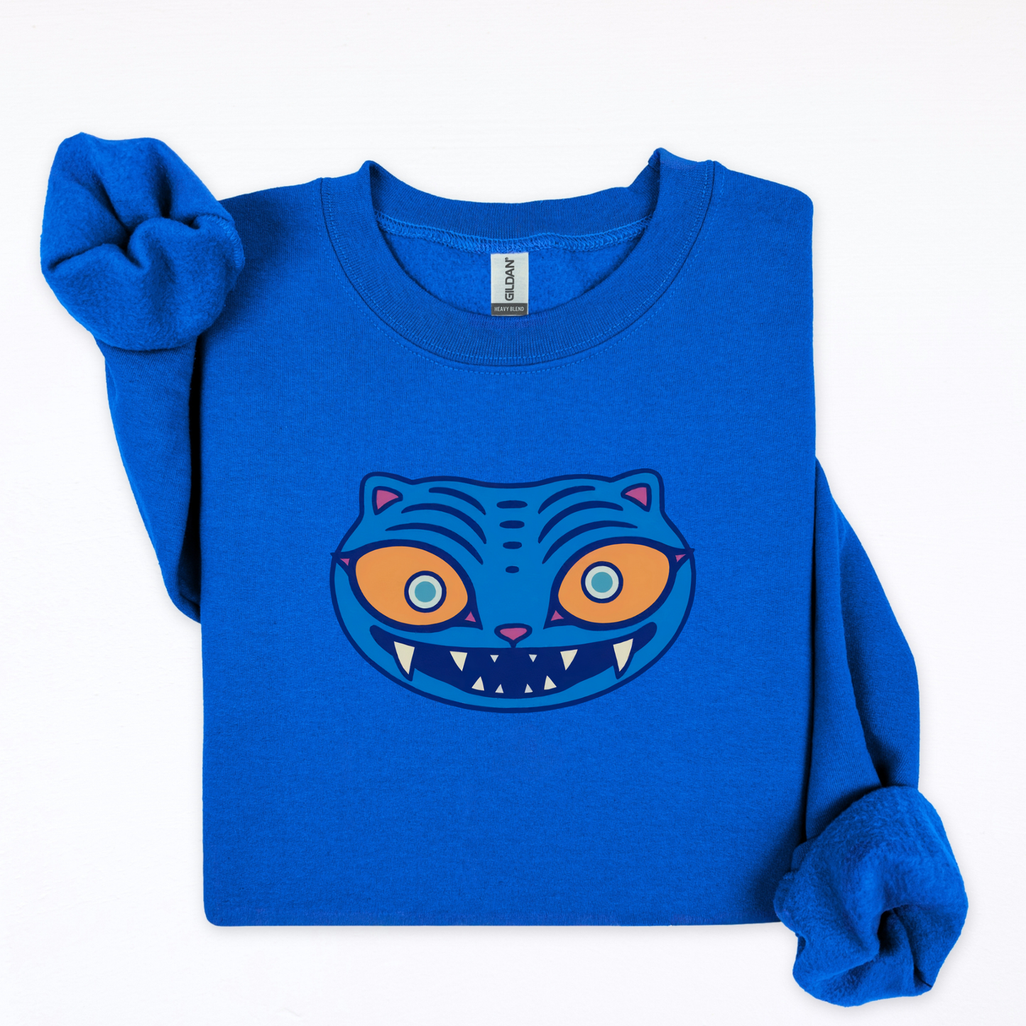 Derpy - Demon Hunter Blue Tiger - K-Pop Crewneck