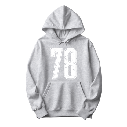 Varsity Custom Number Sweatshirt Hoodie: Personalized Game Day