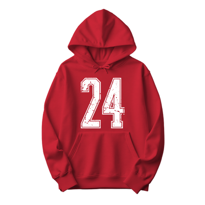 Varsity Custom Number Sweatshirt Hoodie: Personalized Game Day