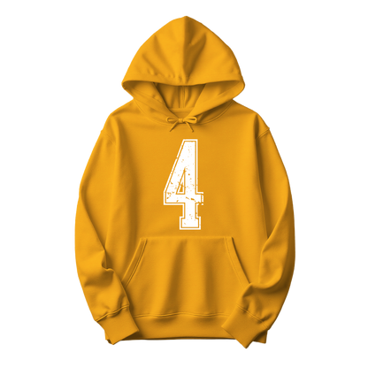 Varsity Custom Number Sweatshirt Hoodie: Personalized Game Day