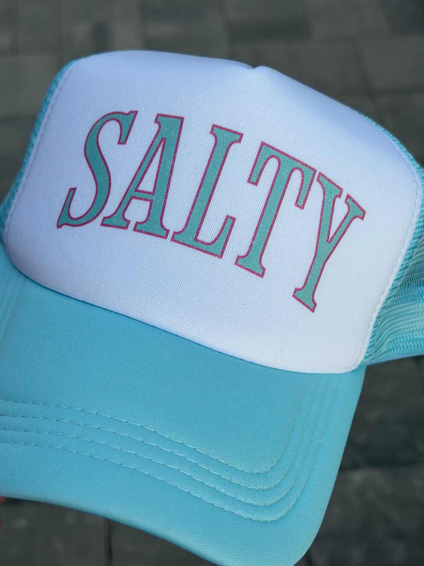 Salty Trucker or Canvas Hat - Multiple Colors To Pick From