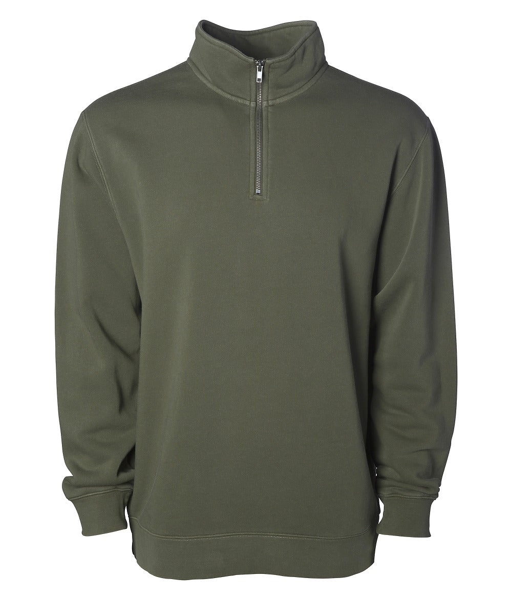 Vintage Quarter Zip on Ring Spun Cotton - 1/4 Zip Unisex