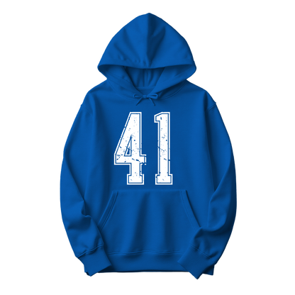 Varsity Custom Number Sweatshirt Hoodie: Personalized Game Day