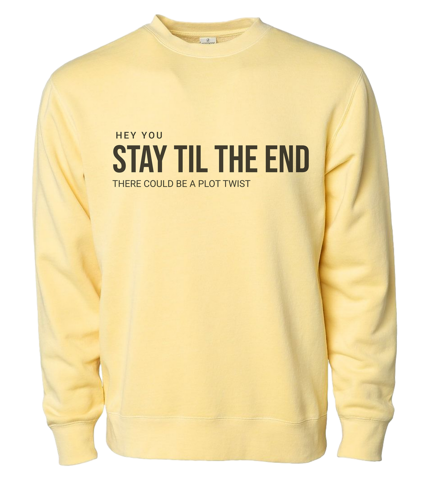 Stay Crewnecks and Hoodies  5 Designs To Pick From - Pigment Dyed - Vintage Feel