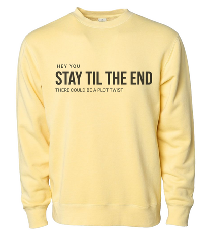 Stay Crewnecks and Hoodies  5 Designs To Pick From - Pigment Dyed - Vintage Feel