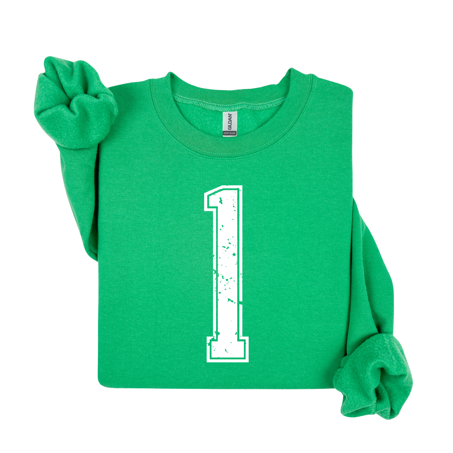 Varsity Custom Number Sweatshirt Crewneck: Personalized Game Day