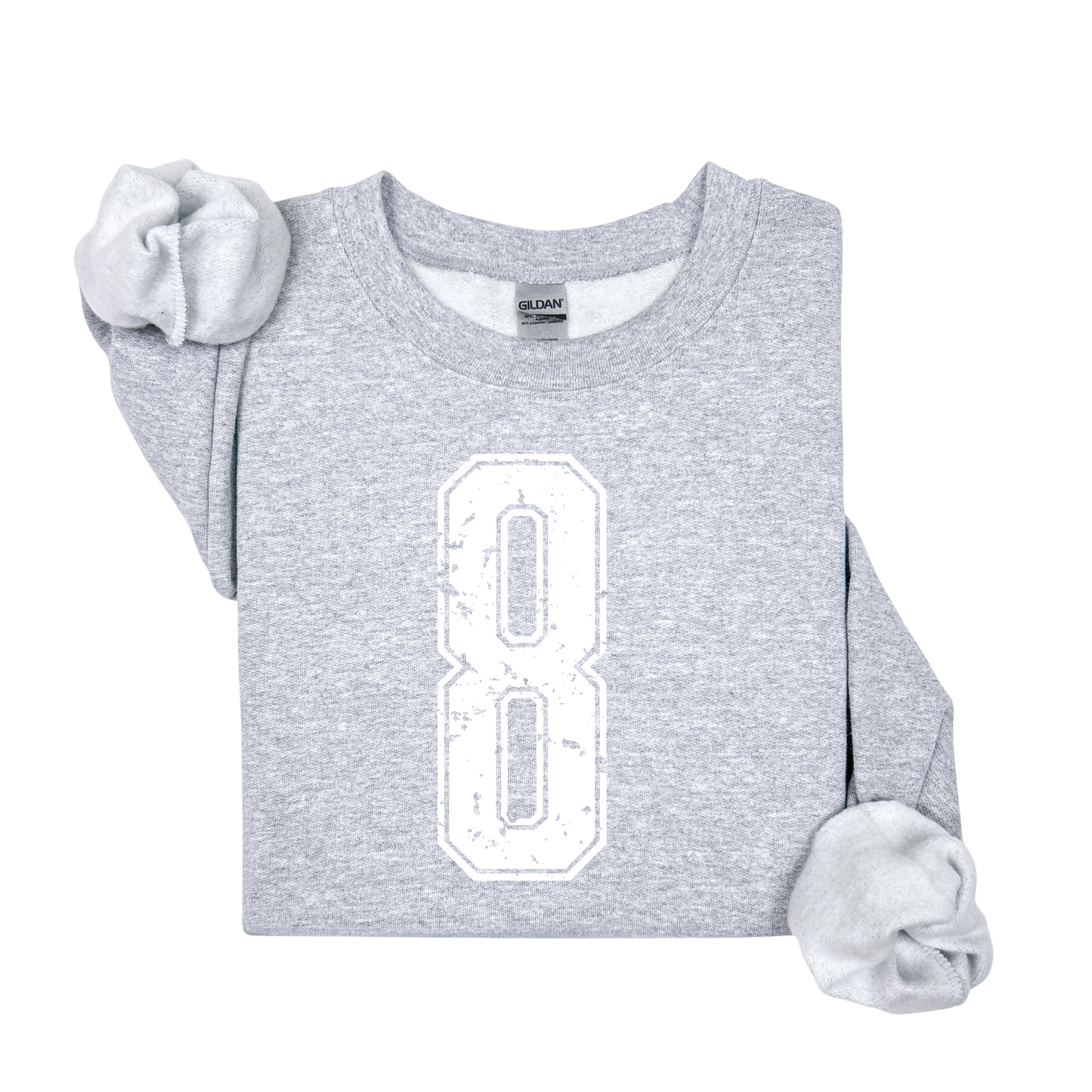 Varsity Custom Number Sweatshirt Crewneck: Personalized Game Day