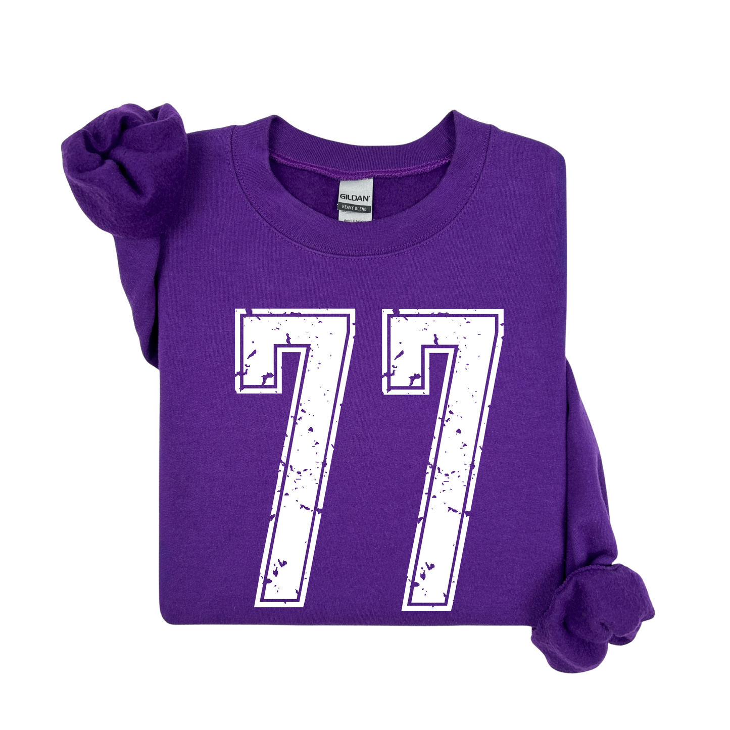 Varsity Custom Number Sweatshirt Crewneck: Personalized Game Day