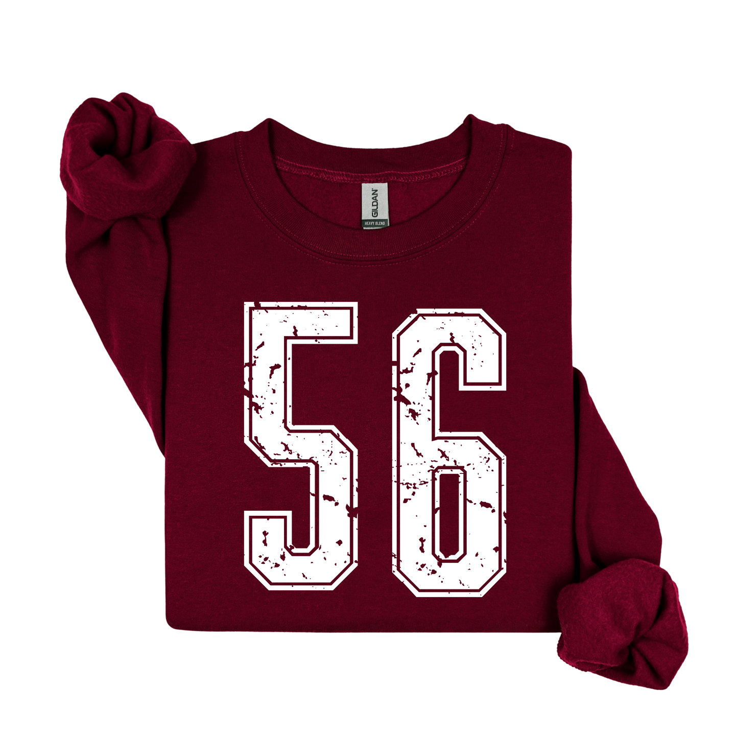 Varsity Custom Number Sweatshirt Crewneck: Personalized Game Day
