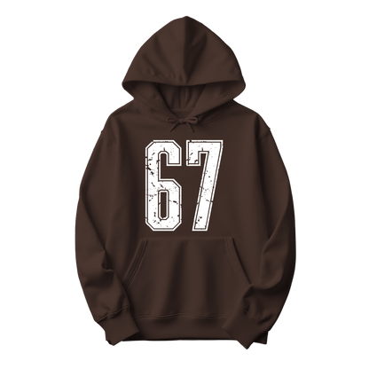 Varsity Custom Number Sweatshirt Hoodie: Personalized Game Day