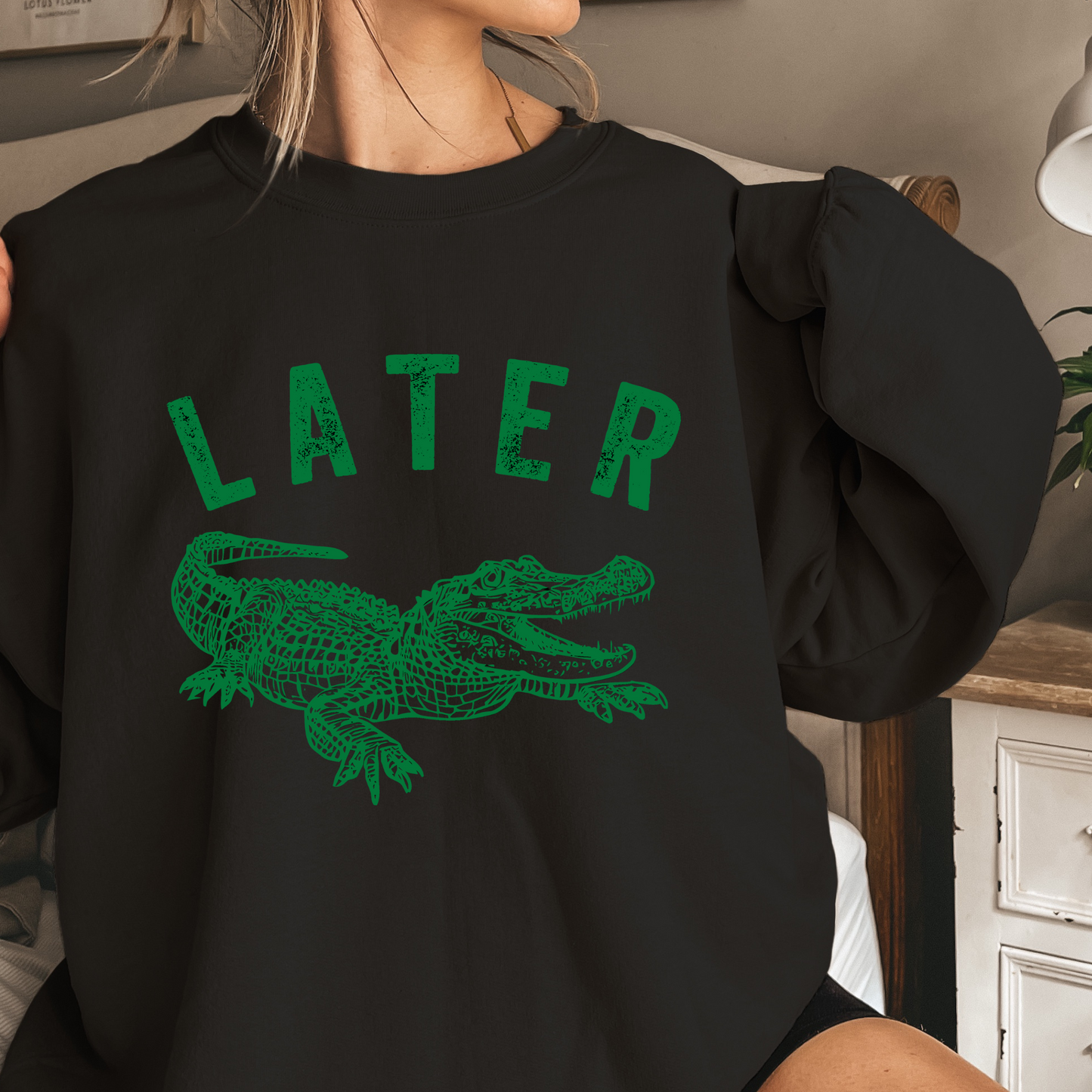 Later Gator - Oversized Crewneck