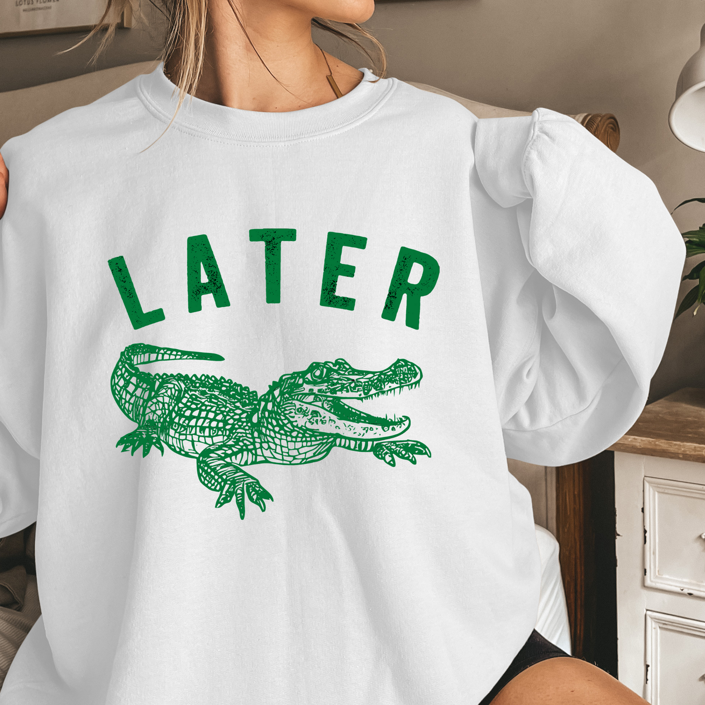 Later Gator - Oversized Crewneck
